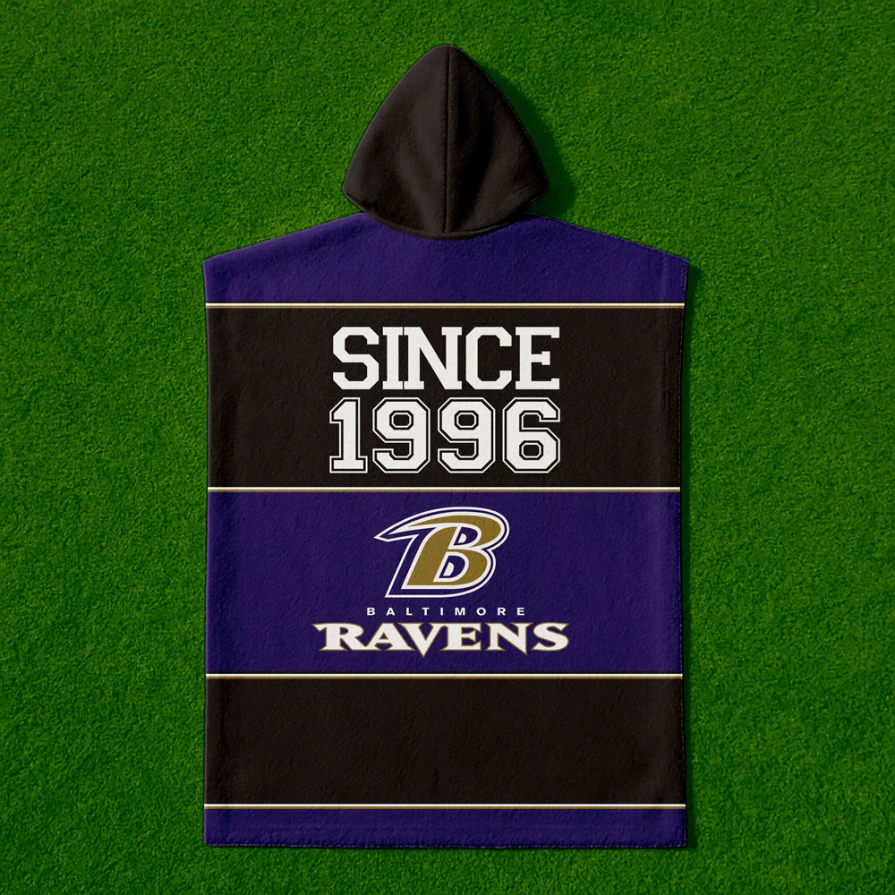 Poncho Toalla Baltimore Ravens - Image 2