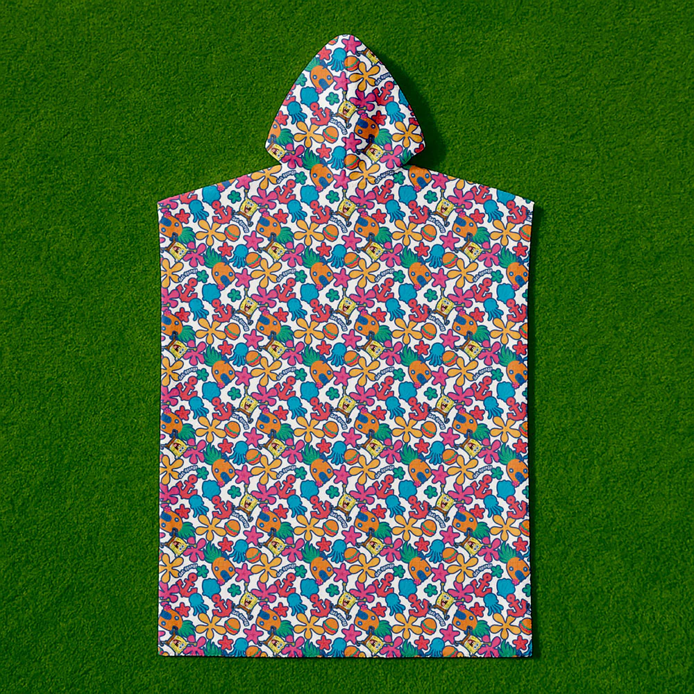 Poncho Toalla Bob Esponja Flor - Image 2
