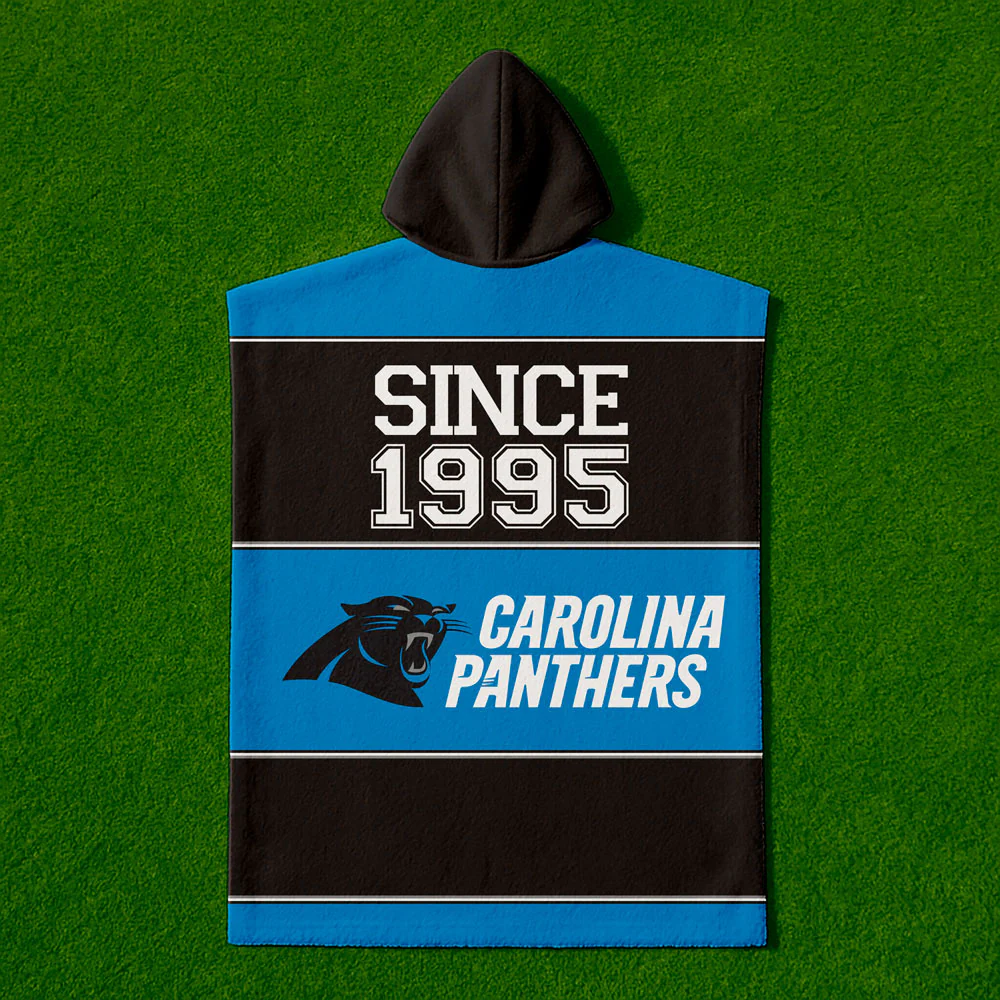 Poncho Toalla Carolina Panthers - Image 2