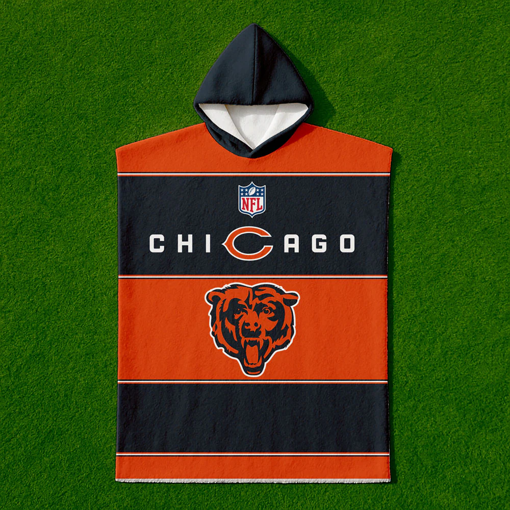 Poncho Toalla Chicago Bears