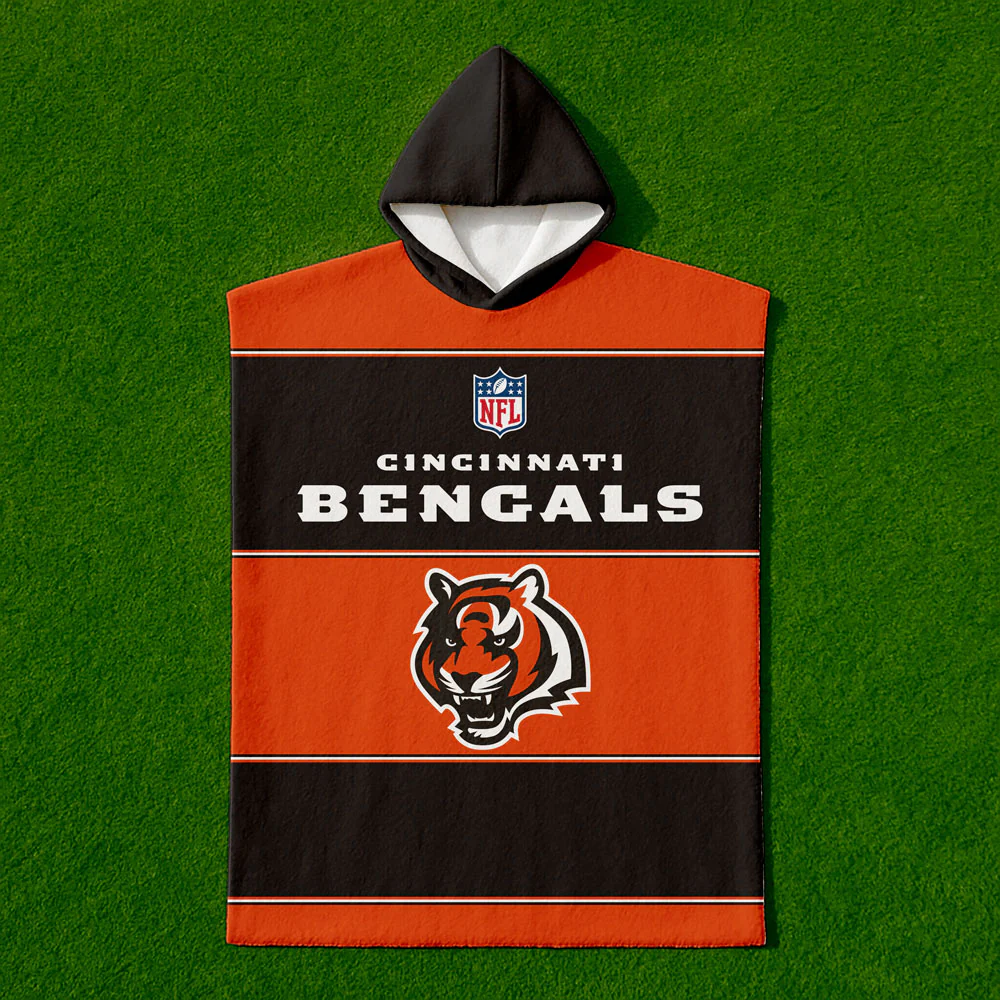 Poncho Toalla Cincinnati Bengals