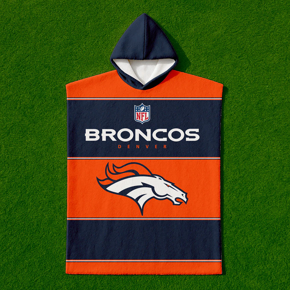 Poncho Toalla Denver Broncos