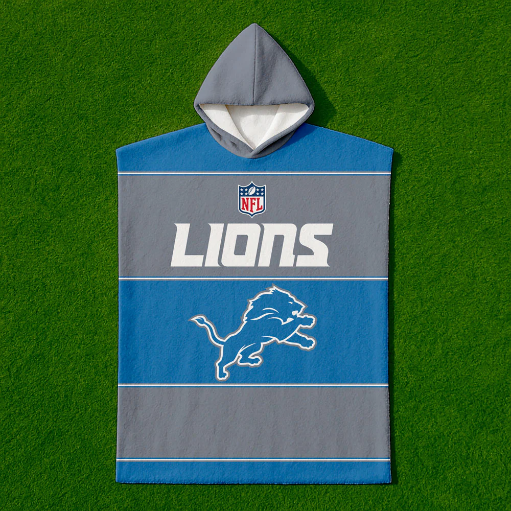 Poncho Toalla Detroit Lions