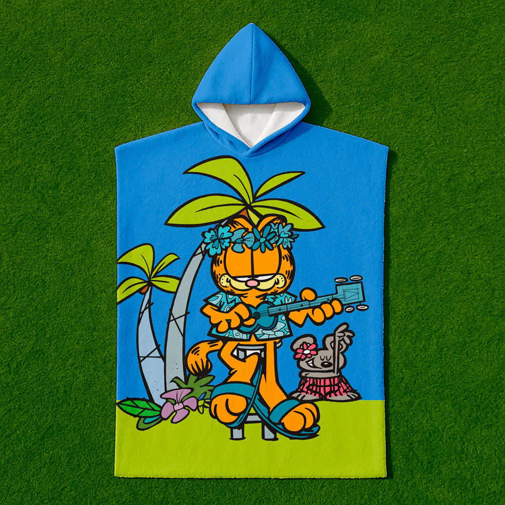 Poncho Toalla Garfield Playero