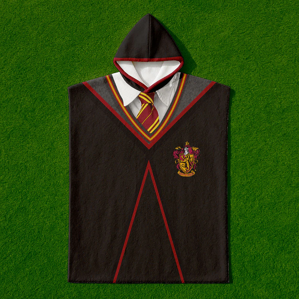 Poncho Toalla Harry Potter Gryfindor