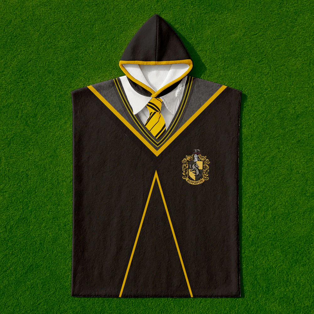 Poncho Toalla Harry Potter Hufflepuff