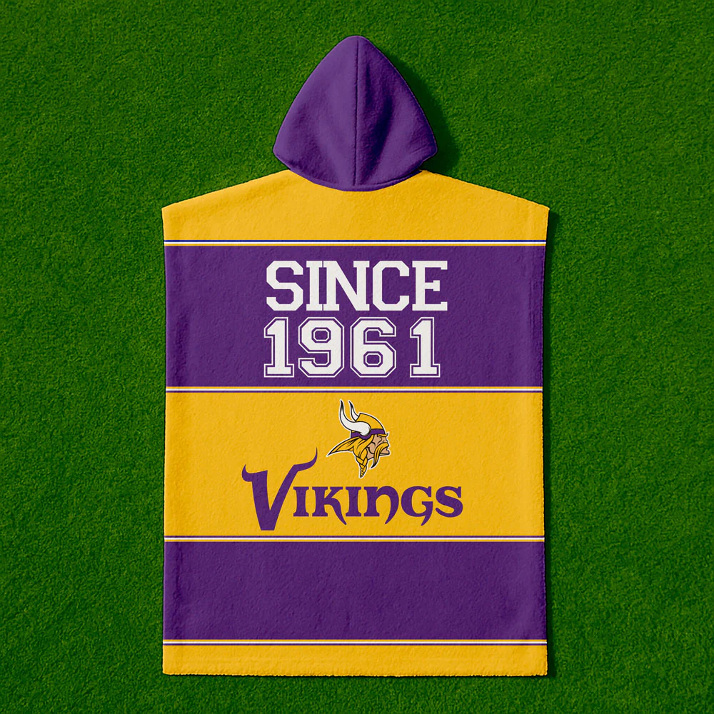 Poncho Toalla Minnesota Vikings - Image 2