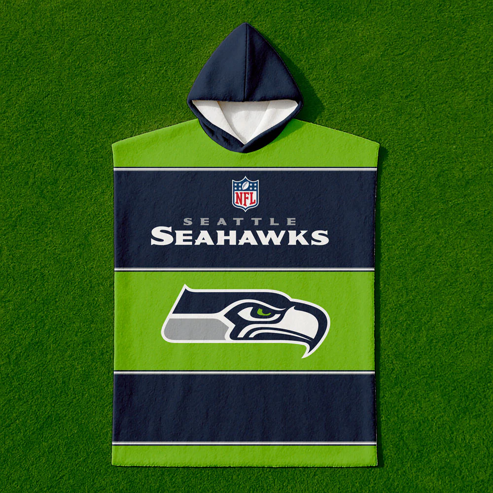 Poncho Toalla Seattle Seahawks