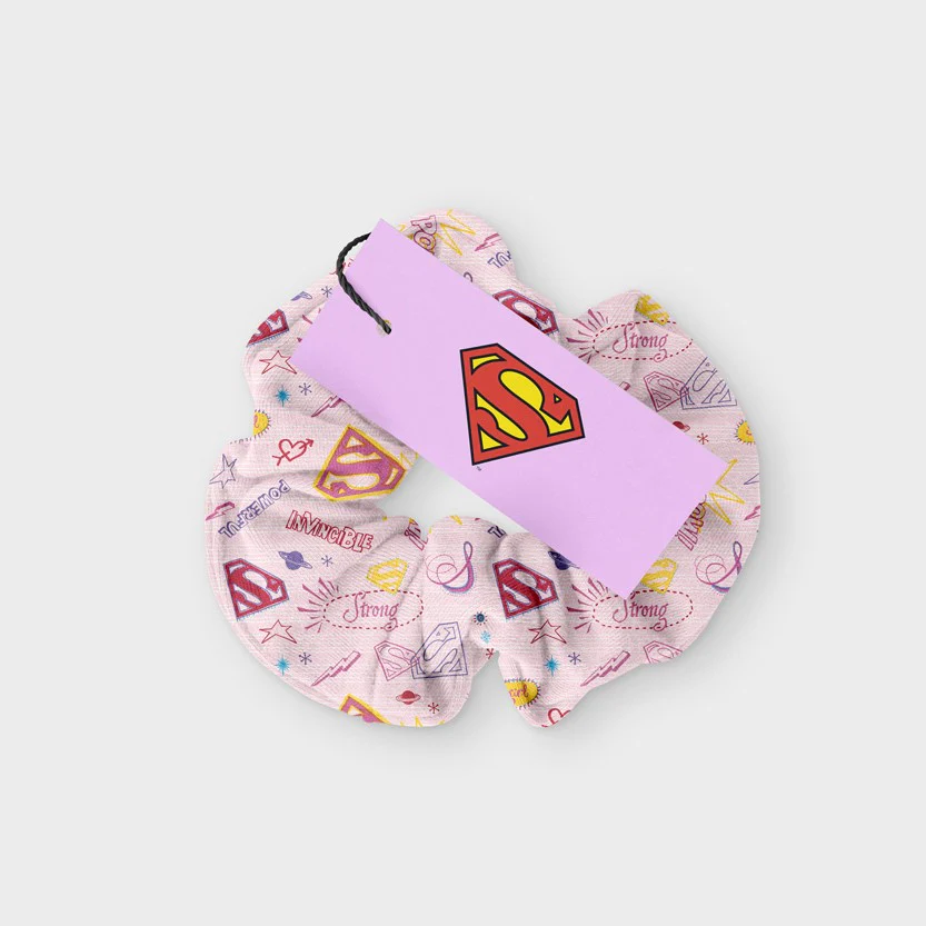 Scrunchy Supergirl Pink - Image 2