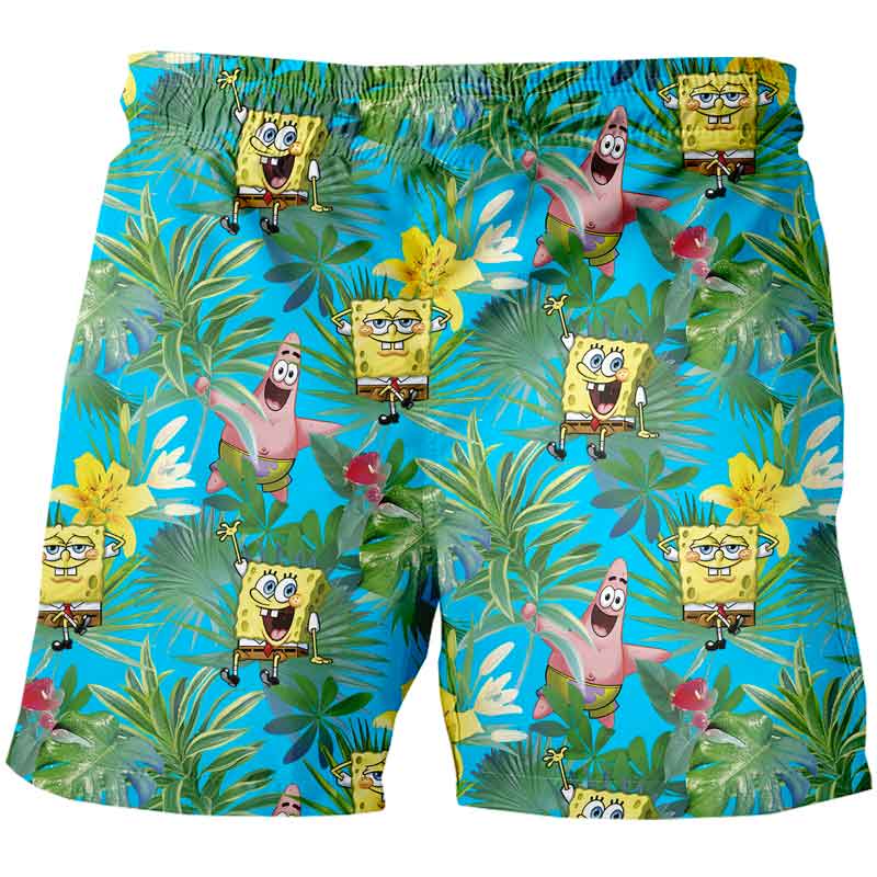 Short Pijama Bob Esponja y Patricio Tropical - Image 4