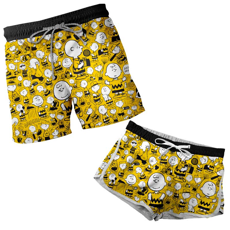 Short Pijama Charlie Brown Motivador