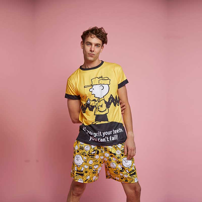 Short Pijama Charlie Brown Motivador - Image 4