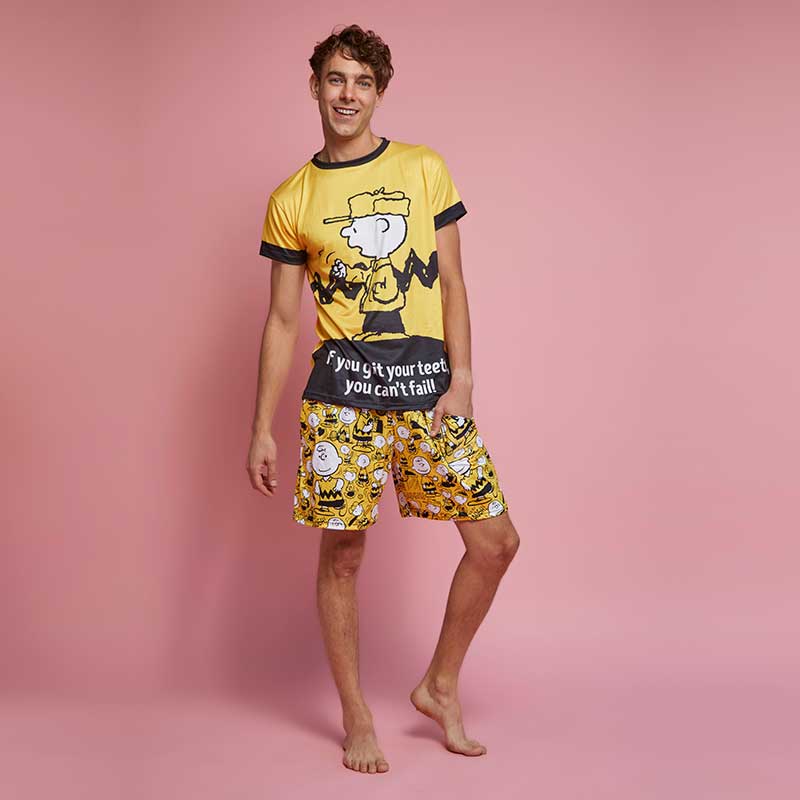 Short Pijama Charlie Brown Motivador - Image 7