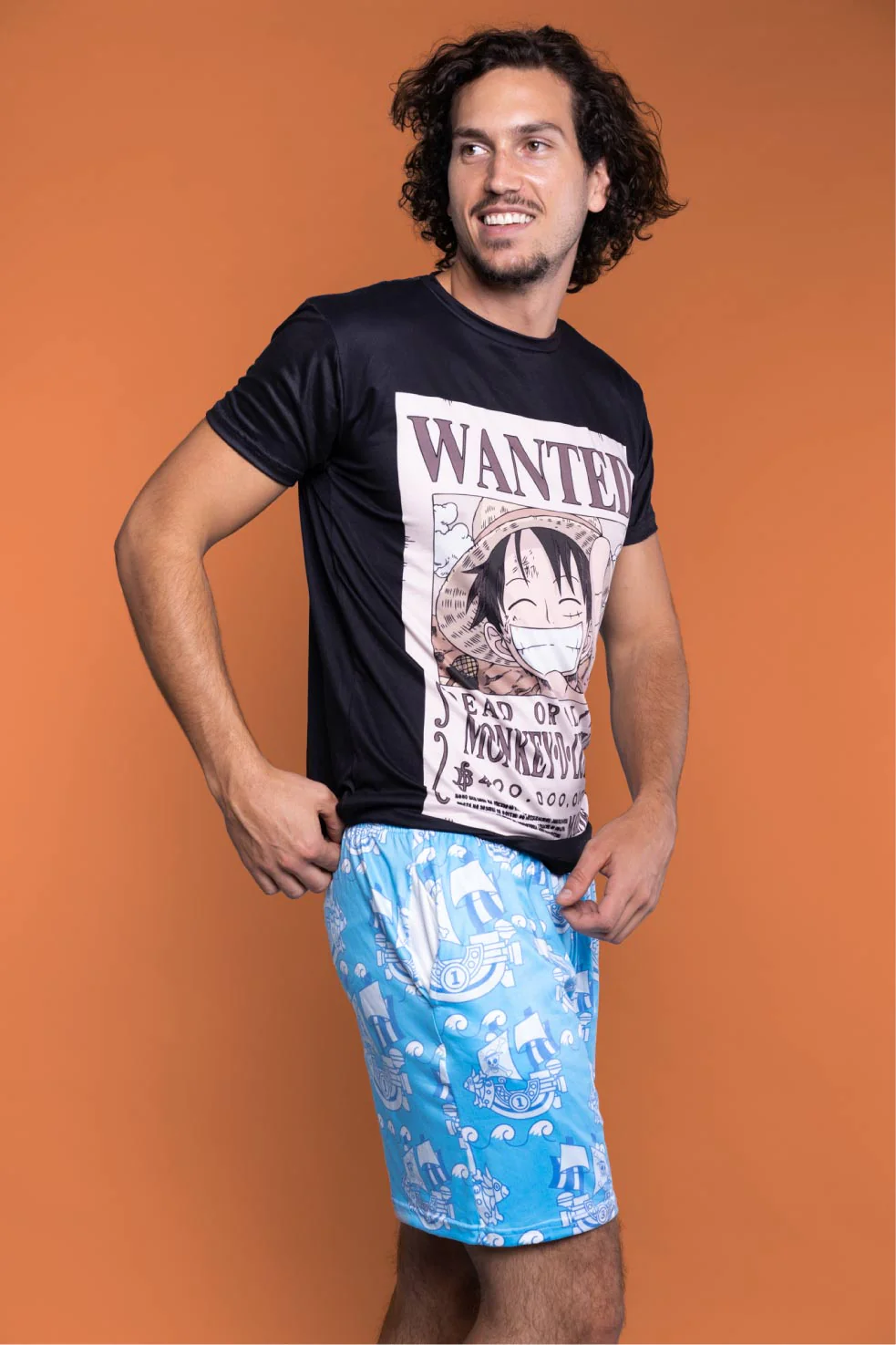 Short Pijama One Piece Recompensa Luffy - Image 3
