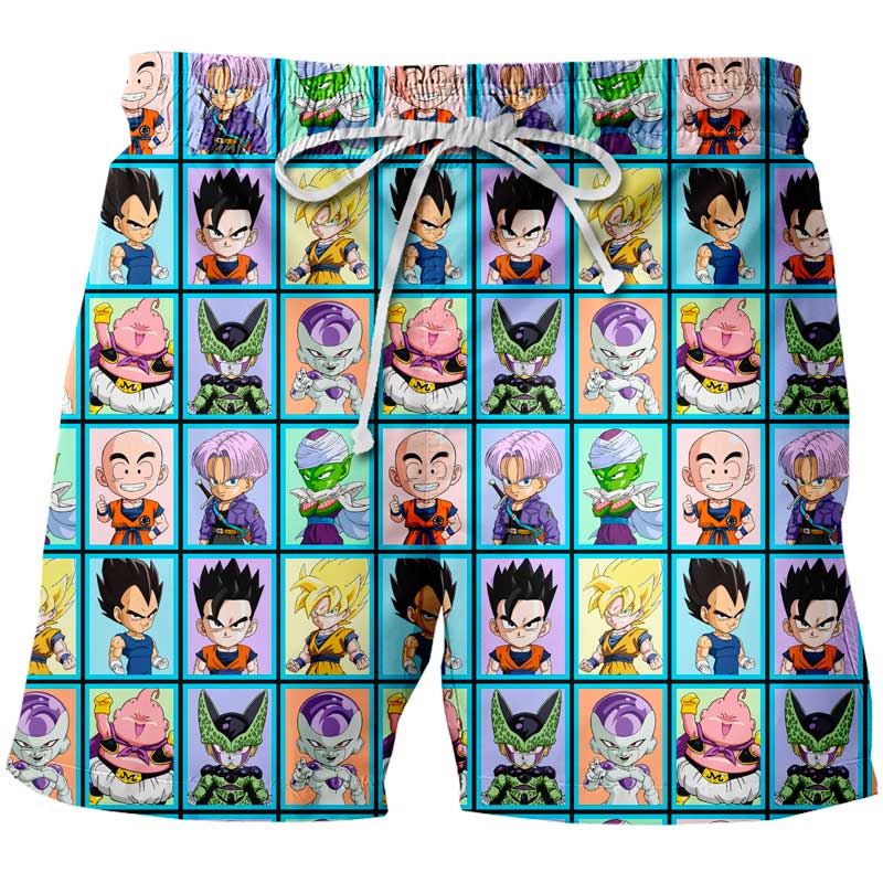 Short Pijama Personajes Dragon Ball Z Chibi