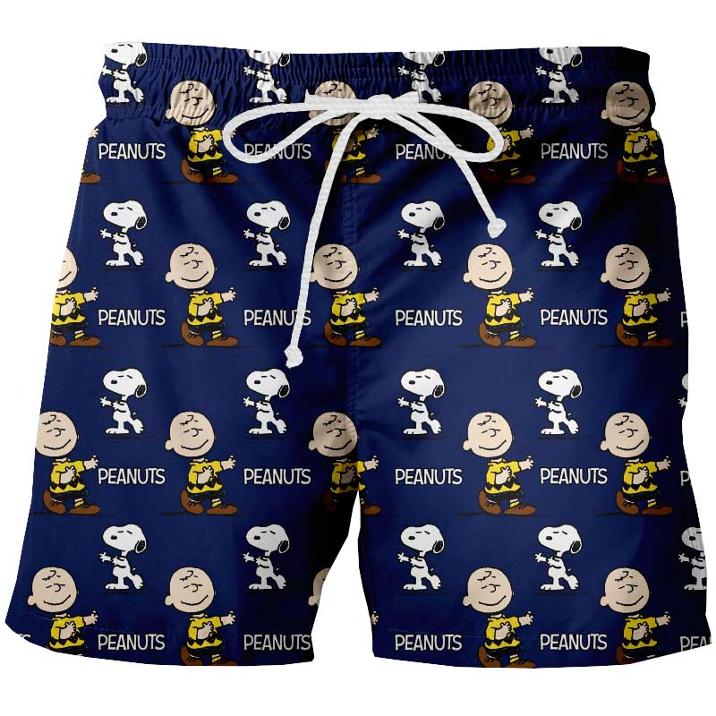 Short Pijama Snoopy, Charlie Brown Heart Friends - Image 2