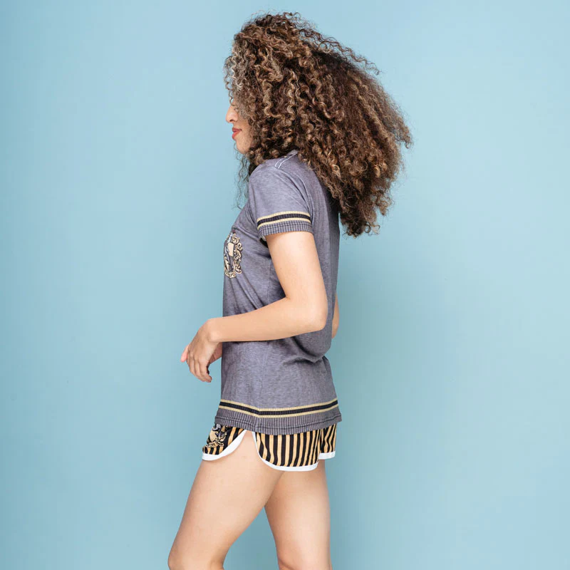 Short Pijama Uniforme Hufflepuff Mujer - Image 3