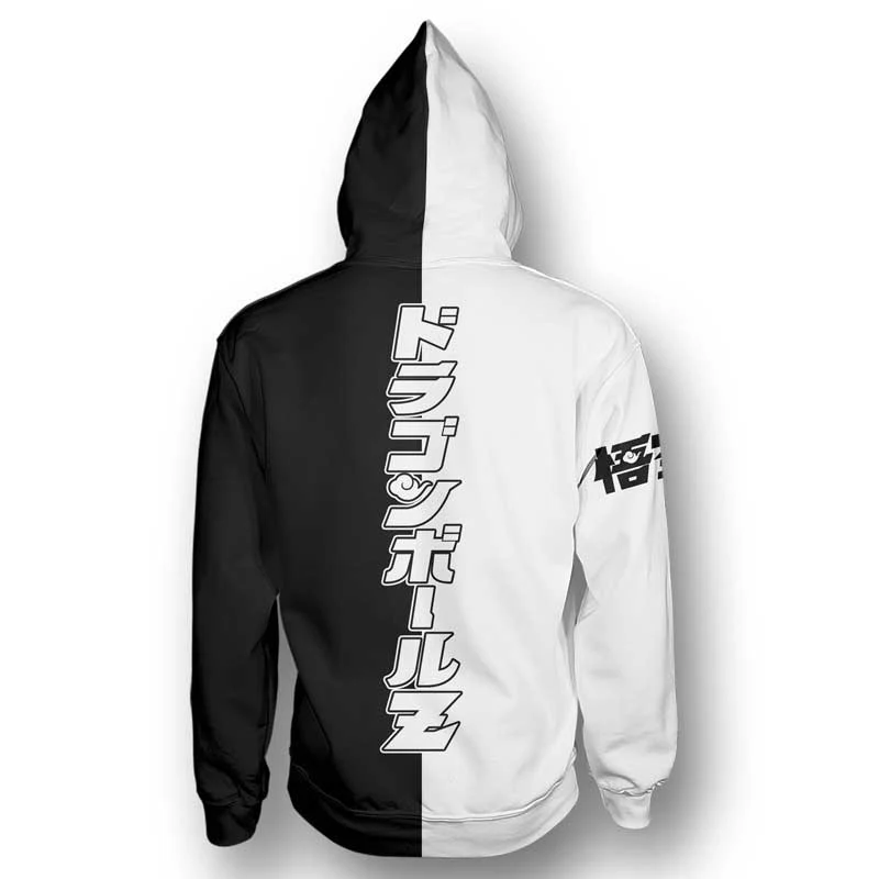 Sudadera Dragon Ball Goku Blanco y Negro - Image 2