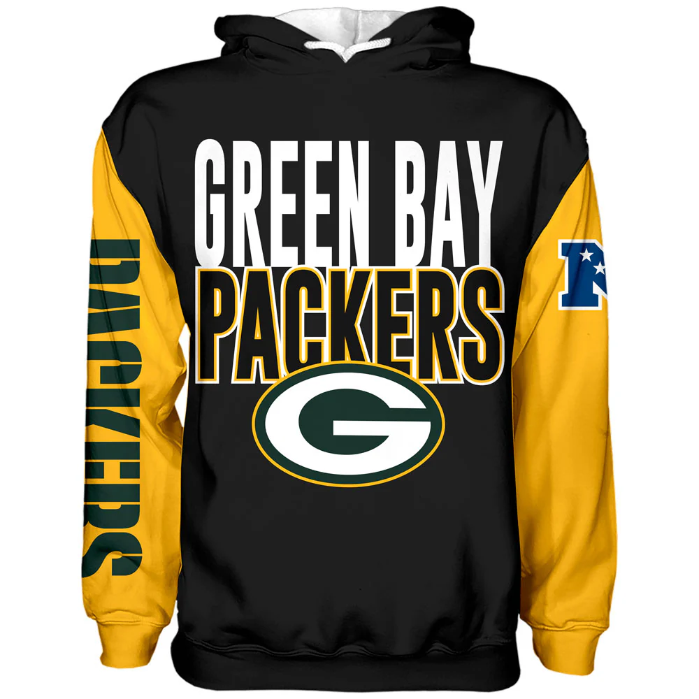 Sudadera Green Bay Packers Black