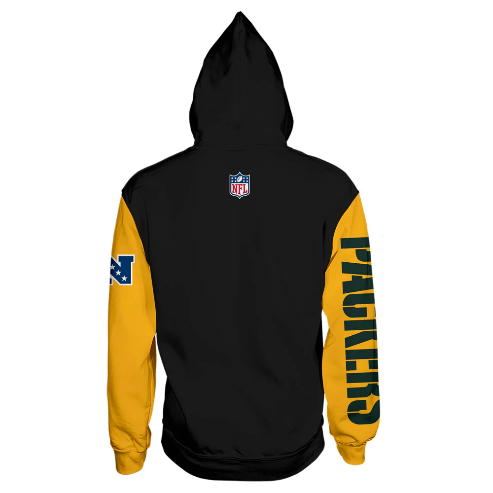 Sudadera Green Bay Packers Black - Image 2