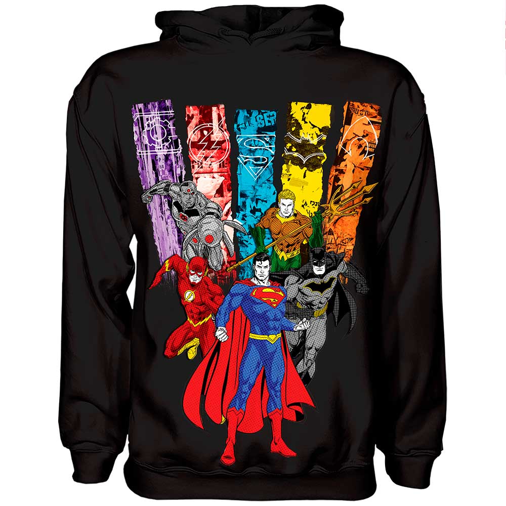 Sudadera Liga De La Justicia Heroes