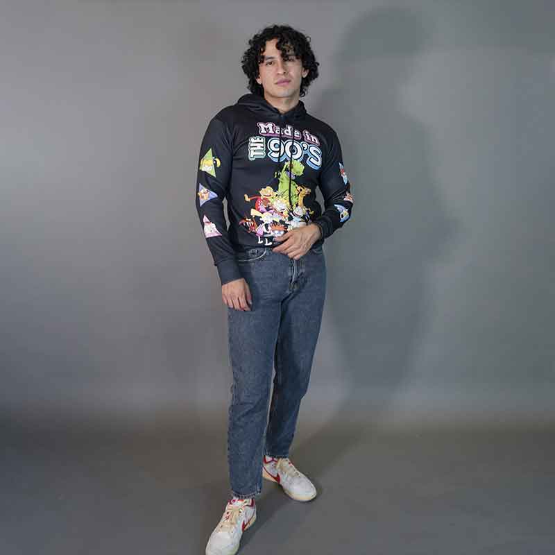 Sudadera Nick 90’s Black - Image 4