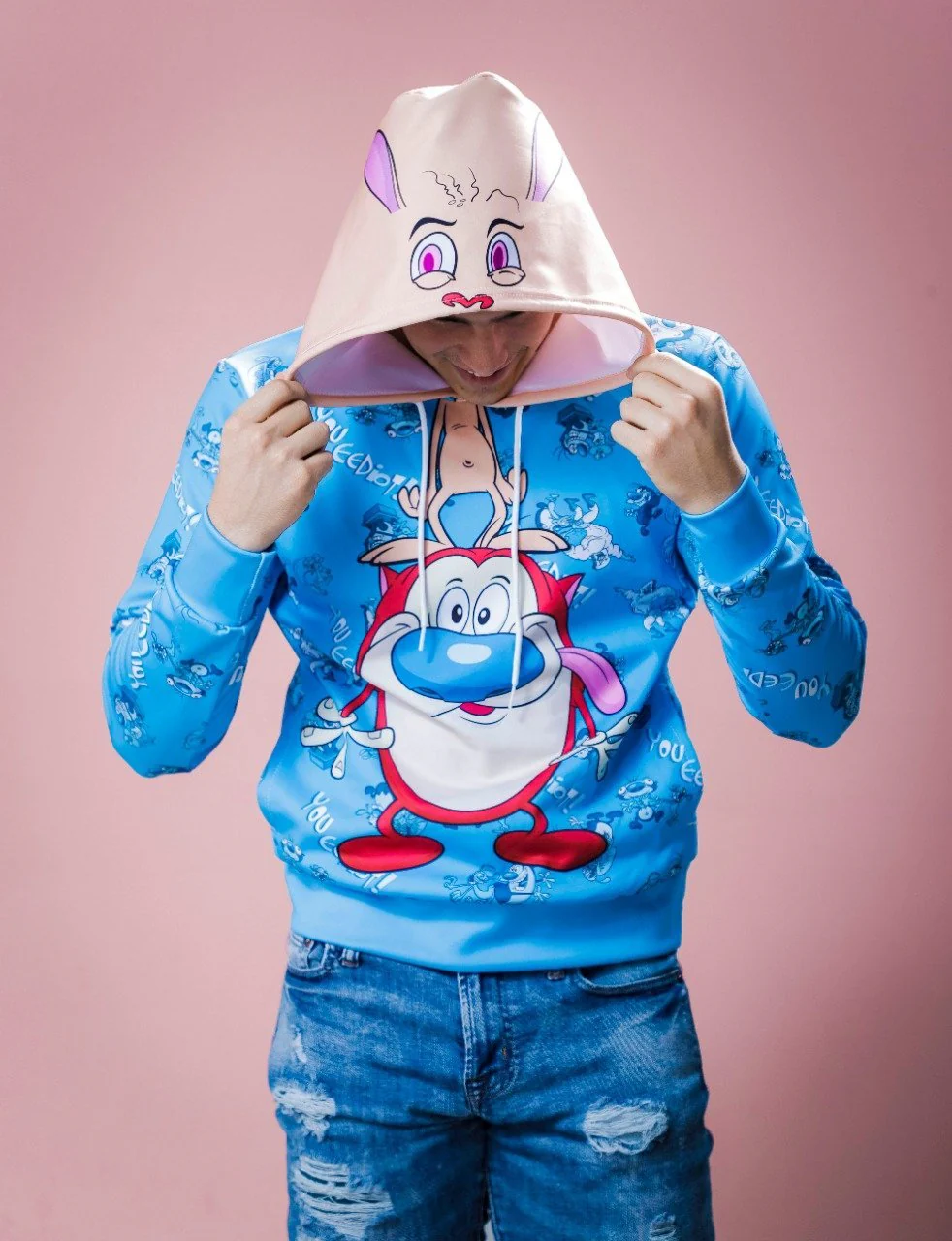 Sudadera Ren Y Stimpy Eediot Hoodie