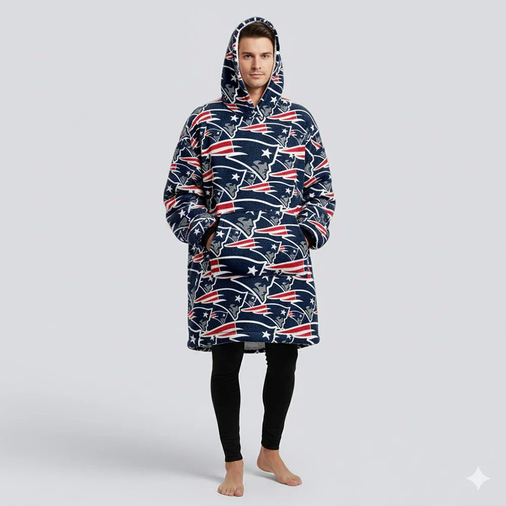 Sudaderota New England Patriots MaxiLogo - Image 3