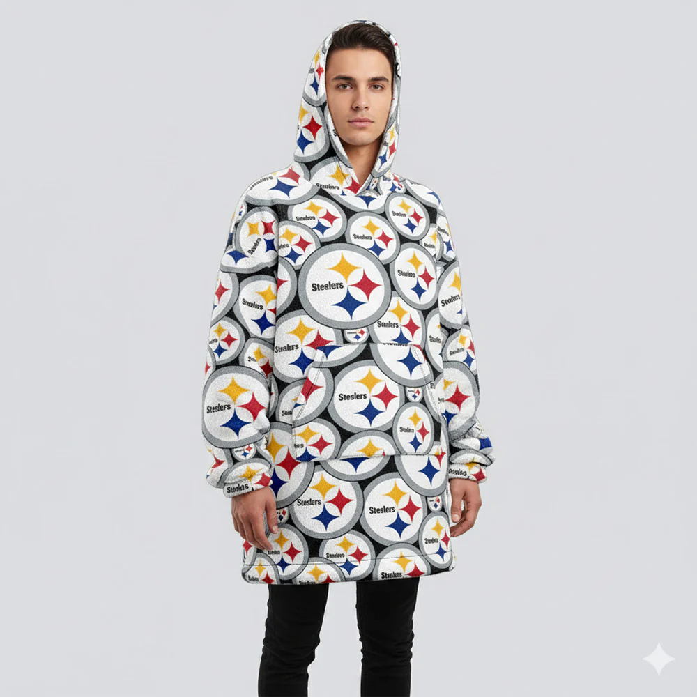 Sudaderota Pittsburgh Steelers MaxiLogo