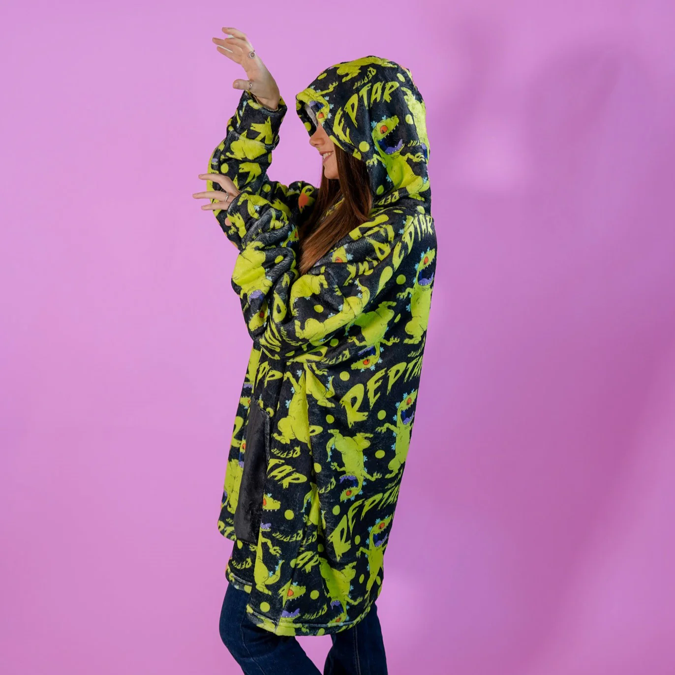 Sudaderota Reptar Black - Image 2