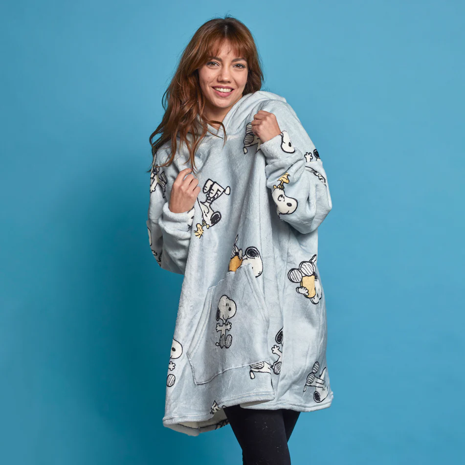 Sudaderota Snoopy Grey
