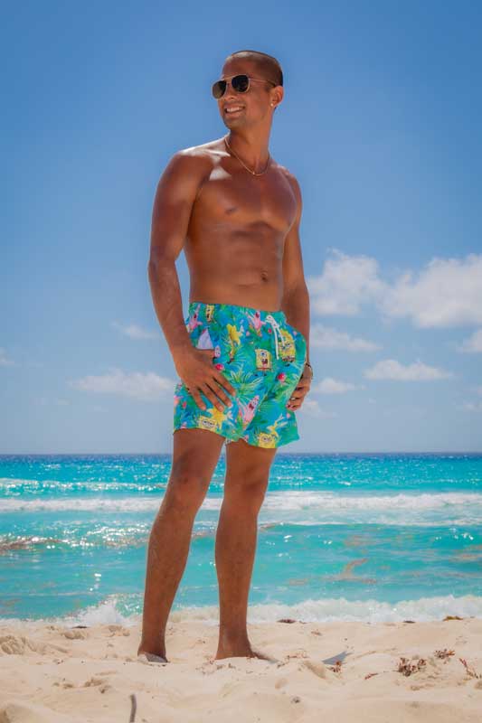 Traje De Baño Bob Esponja y Patricio Tropical - Image 3
