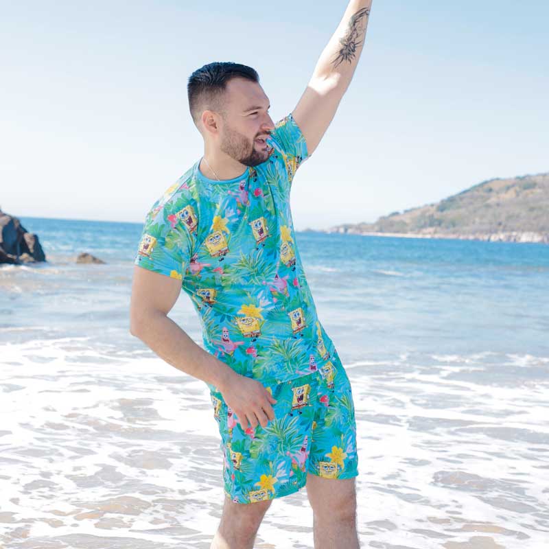 Traje De Baño Bob Esponja y Patricio Tropical - Image 5