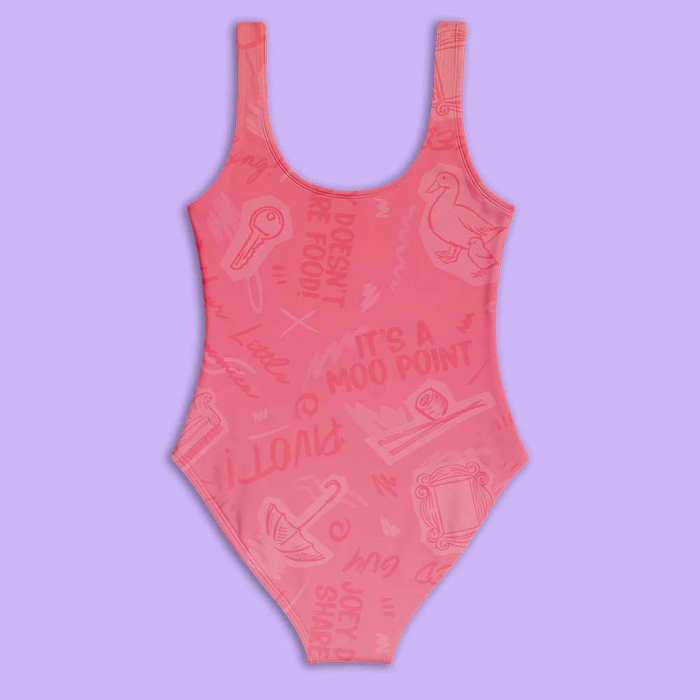 Traje De Baño Completo Friends Pink - Image 2
