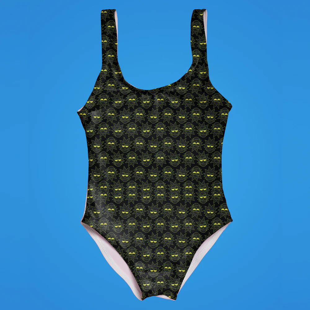 Traje De Baño Completo Rick y Morty Neon