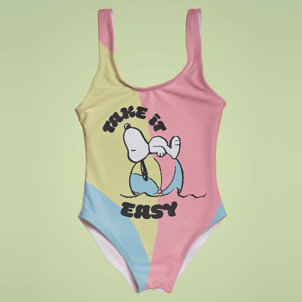 Traje De Baño Completo Snoopy Relax