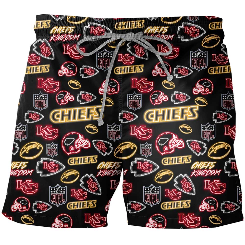 Traje De Baño Hombre Chiefs Neon