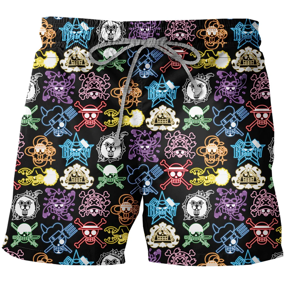Traje de Baño One Piece Mugiwara Neon